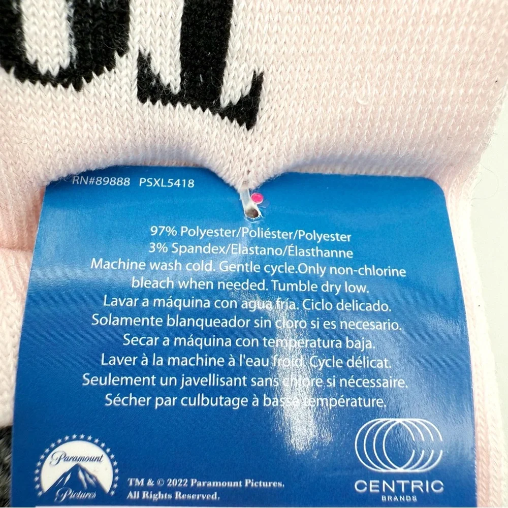 Clueless Movie Womens No Show Socks 90s Pink Black As If Whatever Cher Fun Gift